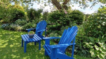 6 Gudsell Blue chairs