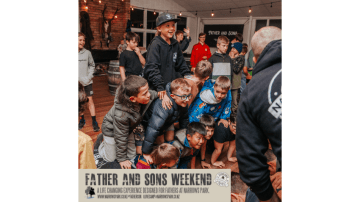 Facebook Post Size Father and Sons 850 x 480 px